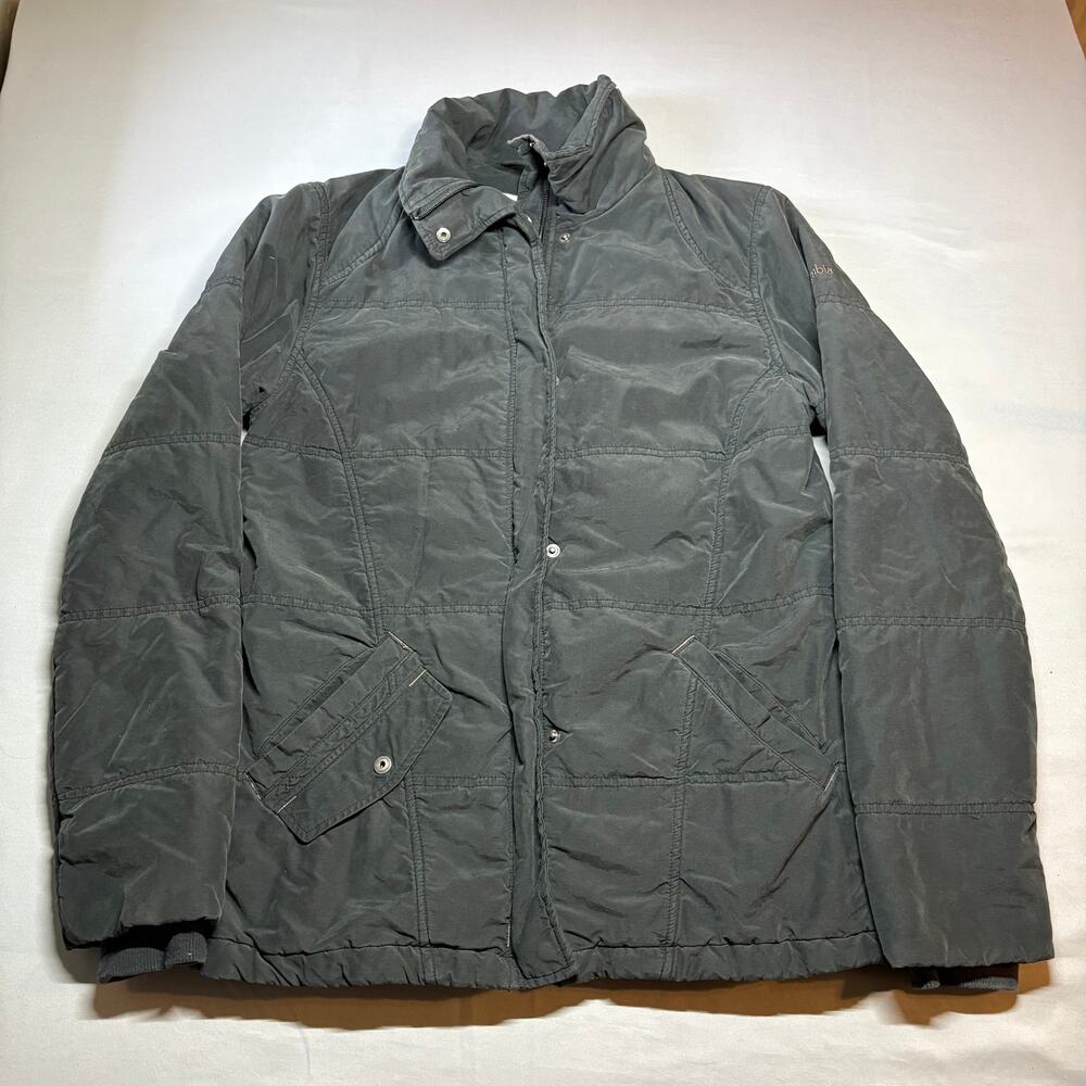 vintage columbia quilted zip up jacket